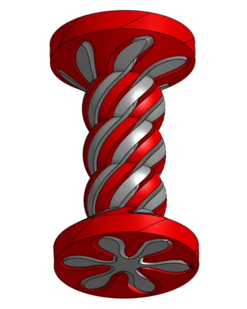 Đồ chơi fidget xoắn ốc các khối cầu xếp chồng (Stacked Sphere Spiral Fidget) - Image 2