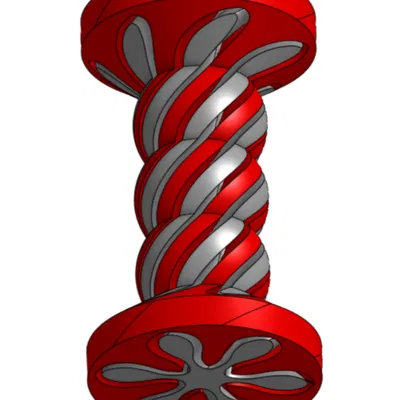 Đồ chơi fidget xoắn ốc các khối cầu xếp chồng (Stacked Sphere Spiral Fidget)