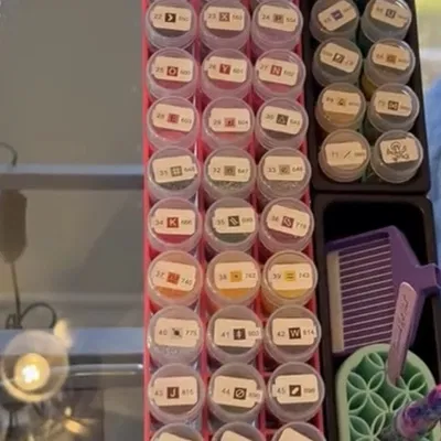 Giá Đỡ Hũ Đựng Dạng Kim Cương (Diamond Container Holder)