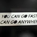 Huy hiệu “You Can Go Fast Emblems Remixed” (chữ cắt xuyên) - Thumbnail 2