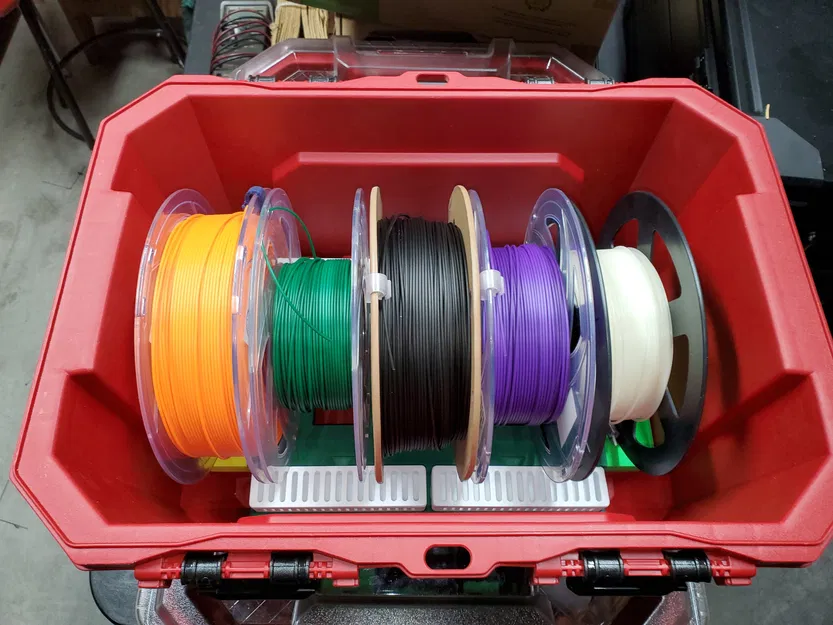 Lưu trữ filament thùng Husky 5 Gal (F360/STEP) – 5 Gal Husky Bin Filament Storage - Image 2