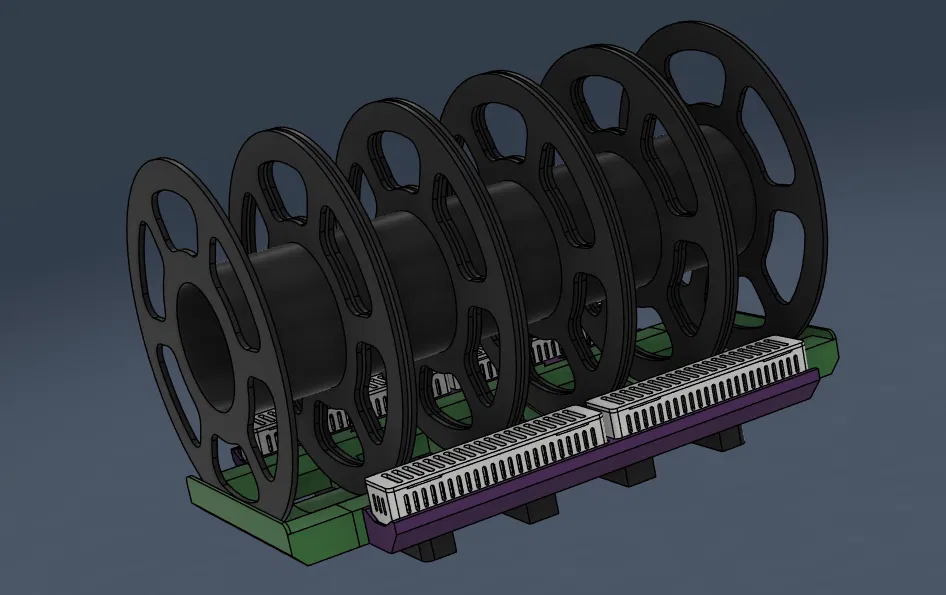 Lưu trữ filament thùng Husky 5 Gal (F360/STEP) – 5 Gal Husky Bin Filament Storage - Image 4