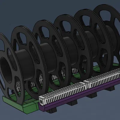 Lưu trữ filament thùng Husky 5 Gal (F360/STEP) – 5 Gal Husky Bin Filament Storage