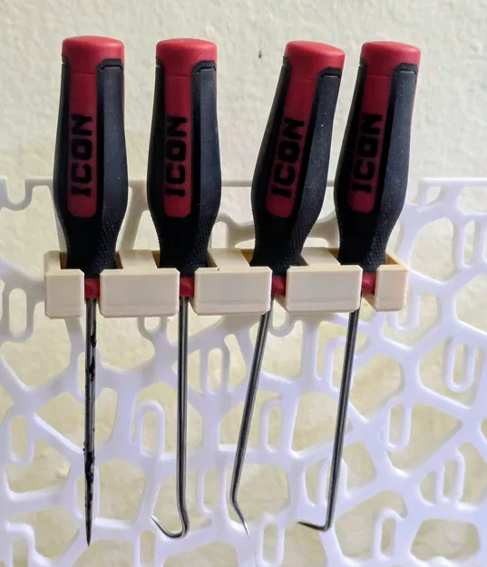 Giá treo SKADIS cho bộ Channel Lock Hook and Pick 4 món - Image 2