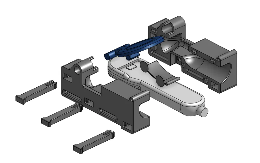 Thiết kế ý tưởng – Cơ cấu cần gạt hỗ trợ cho CADD-Solis PCA Remote (Mẫu tham chiếu) - Image 1