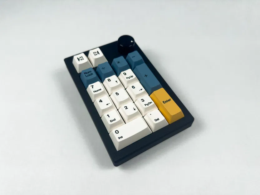 Sidecar Numberpad – Bàn phím số QMK kèm núm vặn & media controls - Image 1