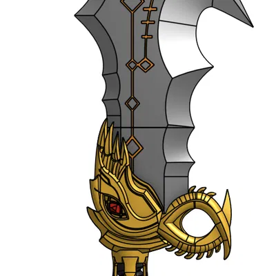 God of War: Blades of Chaos – Mẫu in 3D