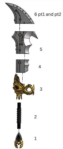 God of War: Blades of Chaos – Mẫu in 3D - Image 2