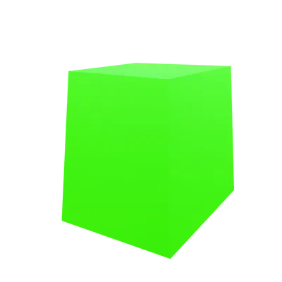 Ảo giác quang học: Khối lập phương phẳng (Flat cube optical illusion)