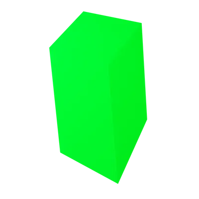 Ảo giác quang học: Khối lập phương phẳng (Flat cube optical illusion)