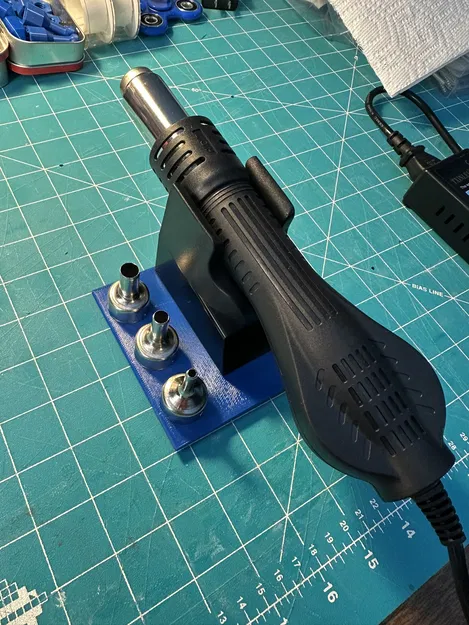 Đế để Hot Air Solder Iron (kèm chỗ để nozzle) - Image 1