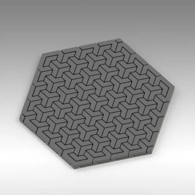 Miếng lót ly Chainmail – Phụ kiện bàn 3D in phong cách - Image 1