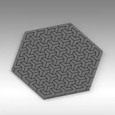 Miếng lót ly Chainmail – Phụ kiện bàn 3D in phong cách