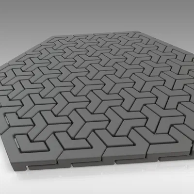 Miếng lót ly Chainmail – Phụ kiện bàn 3D in phong cách