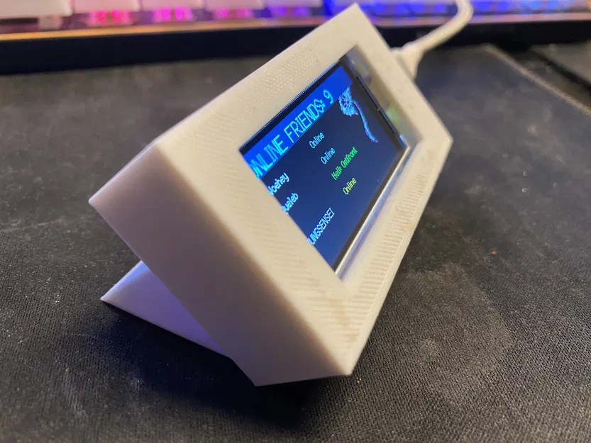 ESP32 Steam Friends Tracker – Màn hình theo dõi bạn bè Steam để bàn - Image 4