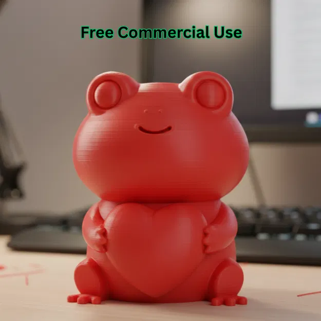 Tượng Ếch Tình Yêu Valentine (Love Frog Valentine Figure) - Image 1