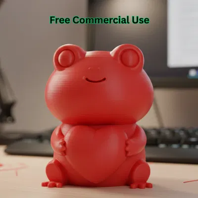 Tượng Ếch Tình Yêu Valentine (Love Frog Valentine Figure)