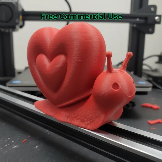 Figure Ốc Sên Trái Tim Valentine (Heart Snail Valentine Figure) - Image 1