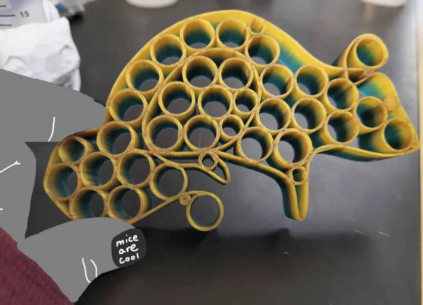 Giá đỡ ống Eppendorf hình chuột (Mouse Eppendorf Holder) - Image 1