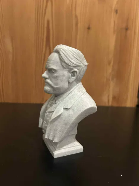 Émile Édouard Charles Antoine Zola - Bust - Image 2