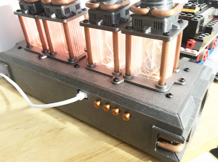 Đồng hồ Steampunk Digital Nixie Clock - Image 2