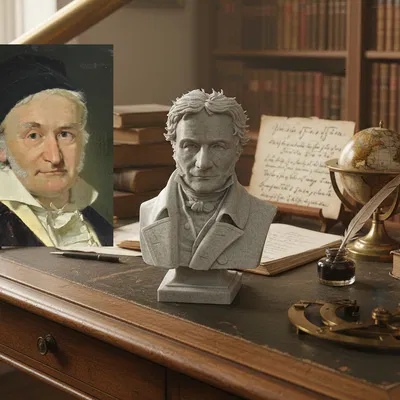 Johann Carl Friedrich Gauß (Gauss) – Tượng bán thân