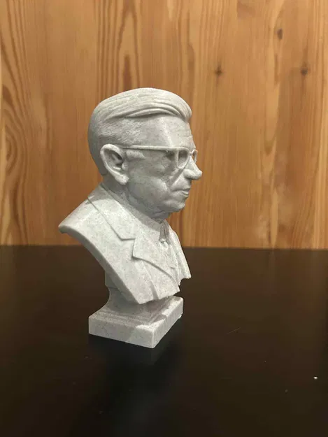 Jean‑Paul Charles Aymard Sartre – Bust - Image 5