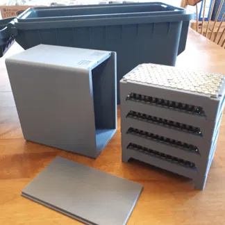 Hộp/Khay lưu trữ đạn 22LR cho ammo can 50Cal & 30Cal