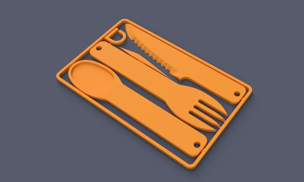 Bộ Urban Card Kit - Nĩa, Muỗng, Dao, Tăm - Image 1