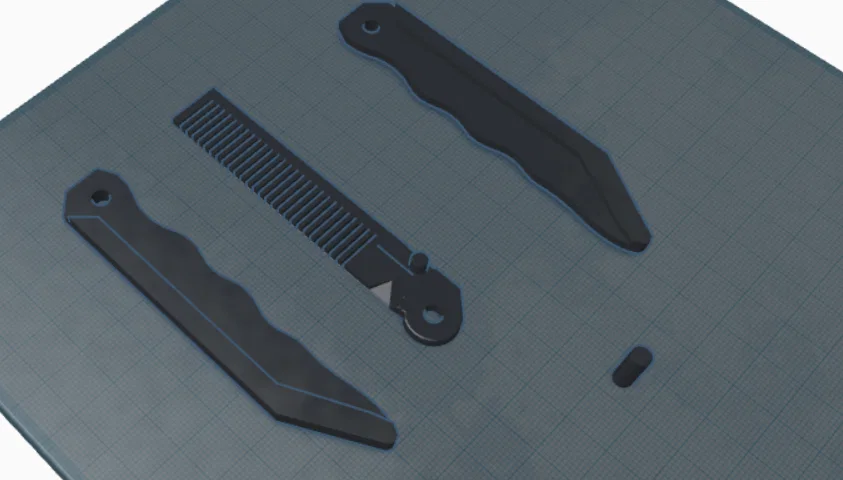 Lược gấp gọn (folding comb) - Image 1