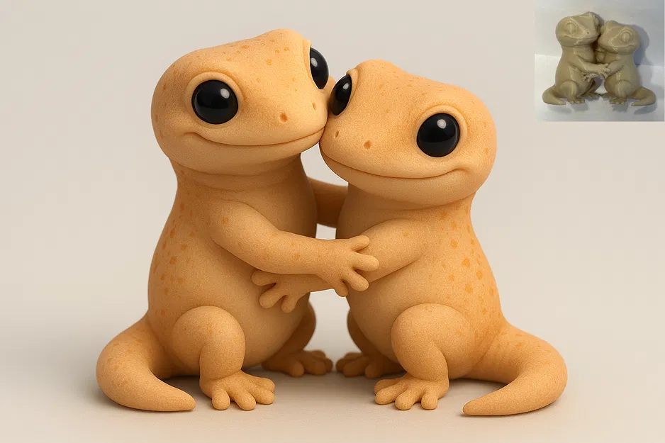 Cặp Thạch Sùng Dễ Thương (Cute Gecko Couple) - Image 1