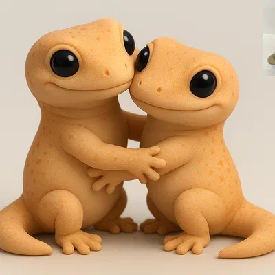 Cặp Thạch Sùng Dễ Thương (Cute Gecko Couple)