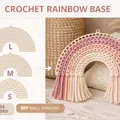 Đế cầu vồng đan móc in 3D (Crochet rainbow base) - Thumbnail 1