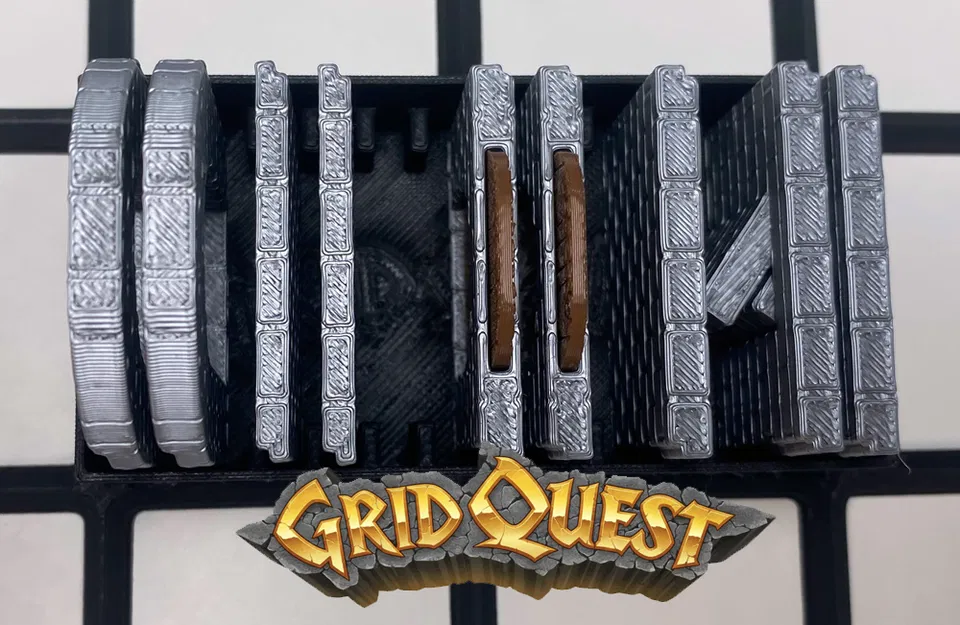 GridQuest - Hộp (Box) cho Wall Parts (The Gridfinity Game) - Image 2