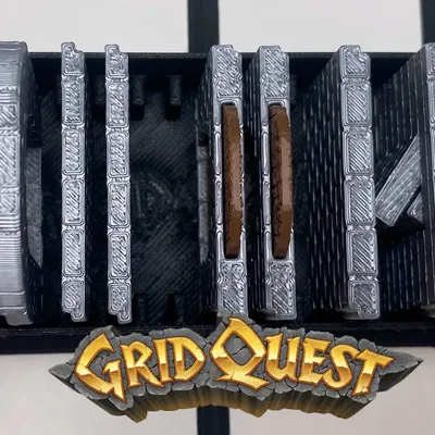 GridQuest - Hộp (Box) cho Wall Parts (The Gridfinity Game)