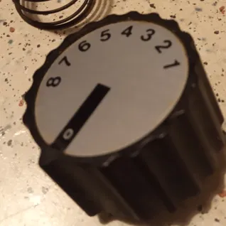 Núm vặn lò nướng gas Mora 218 (Mora 218 gombik truby / gas oven knob)