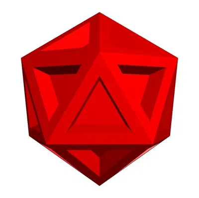 CONCAVE ICOSAHEDRON 1 (Khối icosahedron lõm)