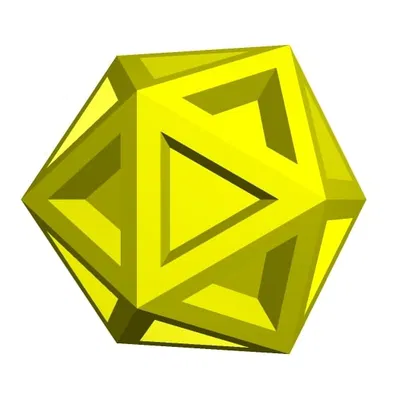 CONCAVE ICOSAHEDRON 1 (Khối icosahedron lõm)