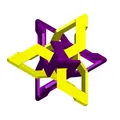 ESCHER STAR OCTAHEDRAL POLYLINK 1 - Thumbnail 1