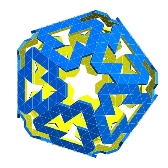 POROUS ICOSAHEDRON 1 – Khối icosahedron xốp - Image 2