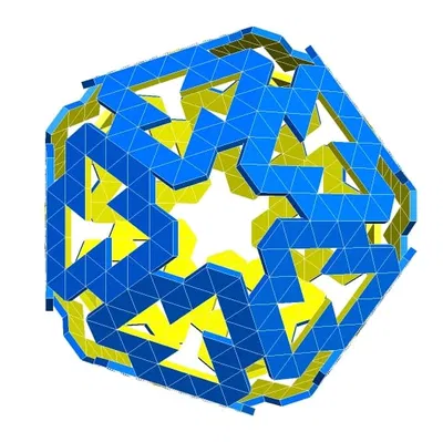 POROUS ICOSAHEDRON 1 – Khối icosahedron xốp