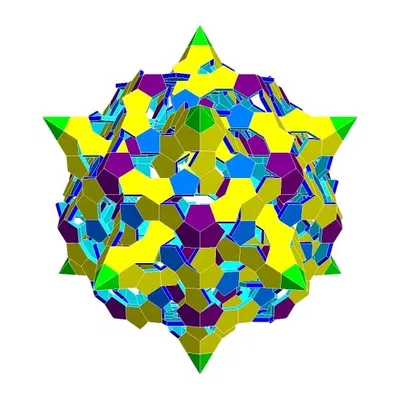 NESTED ESCHER STAR DODECAHEDRAL POLYKNOT 1