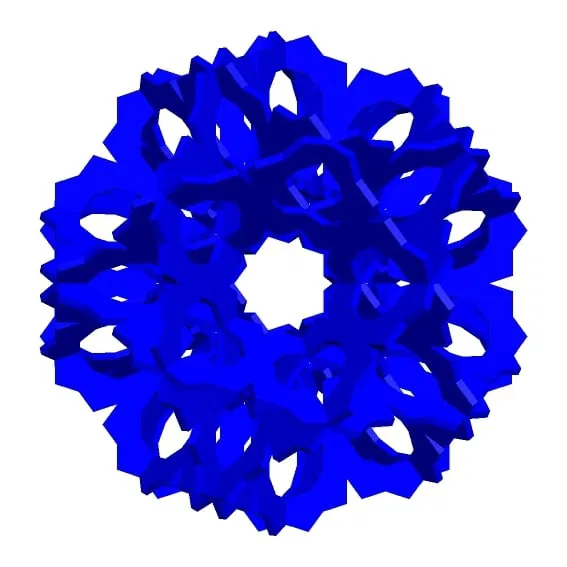 KEPLER-HOLDEN ICOSIDODECAHEDRAL NOLID 1 - Image 1