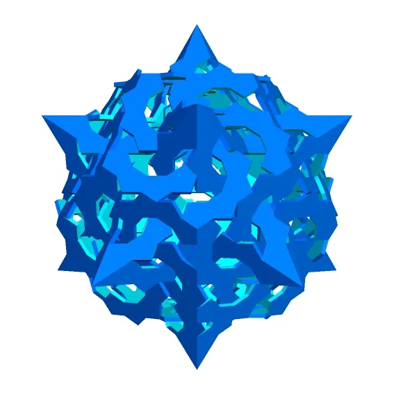 NESTED ESCHER STAR DODECAHEDRAL POLYKNOT 1 - Image 3