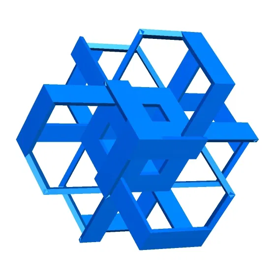 ROELOFS RHOMBIC DODECAHEDRAL POLYKNOT 1 - Image 2