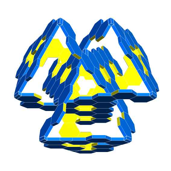 ROELOFS TETRAHEDRAL POLYKNOT 1 - Thumbnail 1