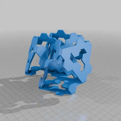 ROELOFS TETRAHEDRAL POLYKNOT 1