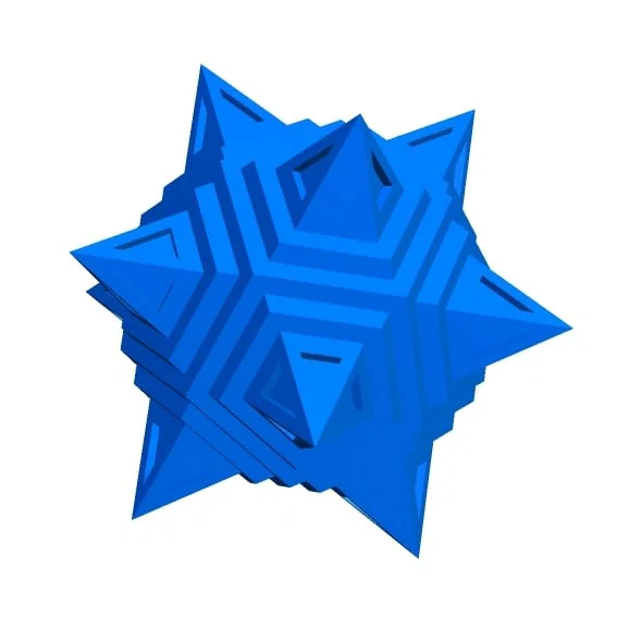 Khối SCULPTED STELLATED DODECAHEDRON 1 - Image 1