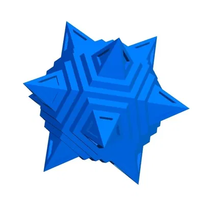 Khối SCULPTED STELLATED DODECAHEDRON 1