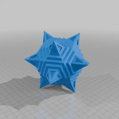 Khối SCULPTED STELLATED DODECAHEDRON 1
